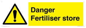 Danger Fertiliser store